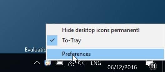 masquer automatiquement les icônes du bureau dans Windows 10 pic4
