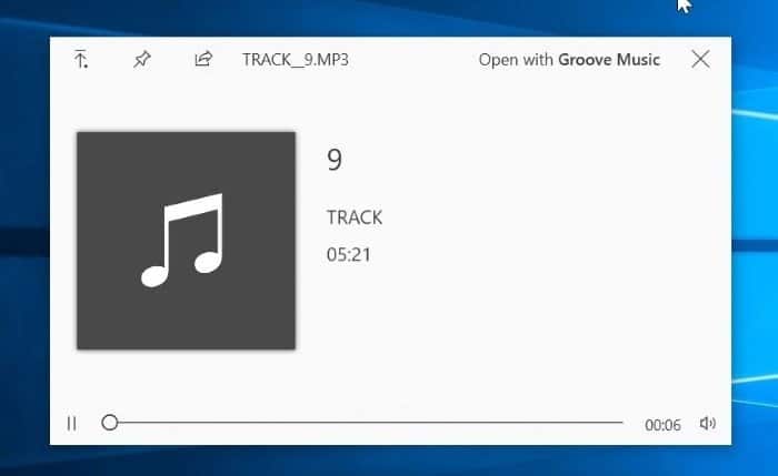 Comment previsualiser les fichiers audio et video dans Windows 10