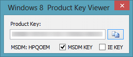 Récupérez la clé de produit Windows 8 à partir du BIOS