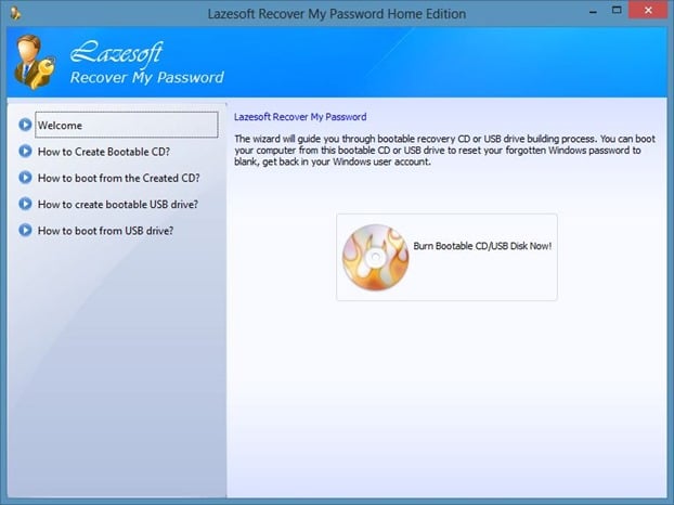 Comment reinitialiser le mot de passe Windows 8 The Easy