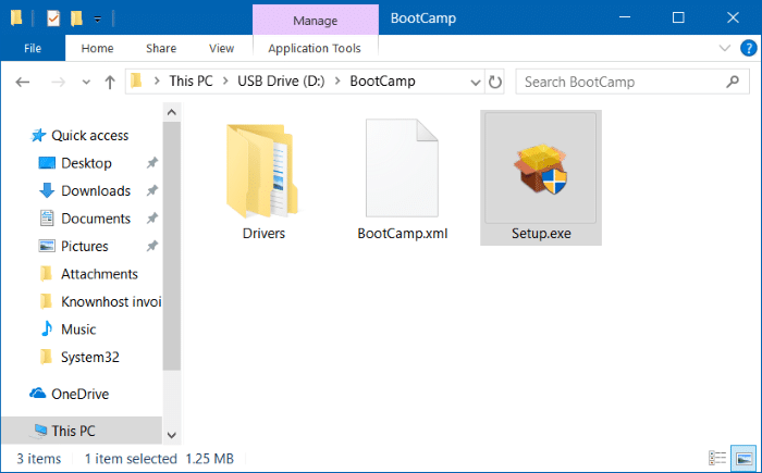 réparer et mettre à jour les pilotes Boot Camp dans Windows 10 (6)