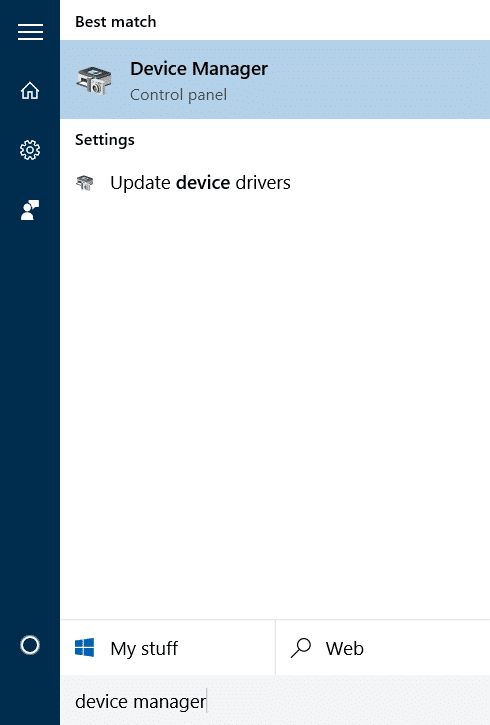 Restaurer ou revenir à la version précédente d'un pilote dans Windows 10 étape 1