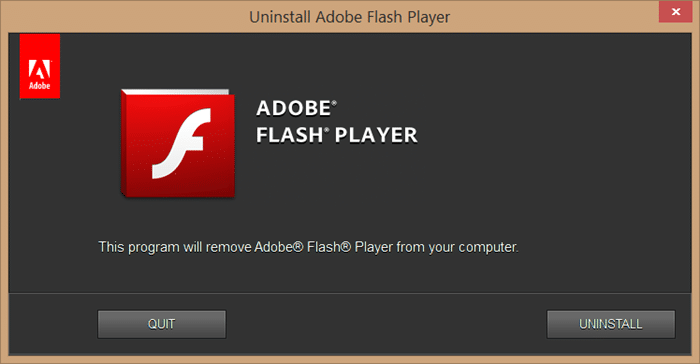 Revenir à une version précédente d'Adobe Flash picture1