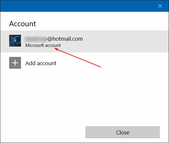 se déconnecter de l'application Windows Store dans Windows 10 étape 4