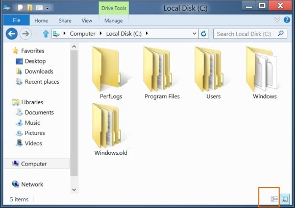 Sélectionnez plusieurs fichiers dans la tablette Windows 8 (1)