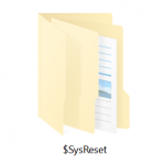 Comment supprimer en toute securite le dossier SysReset dans