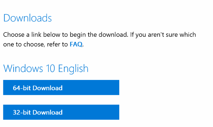 télécharger l'ISO Windows 10 sans l'outil de création multimédia pic01