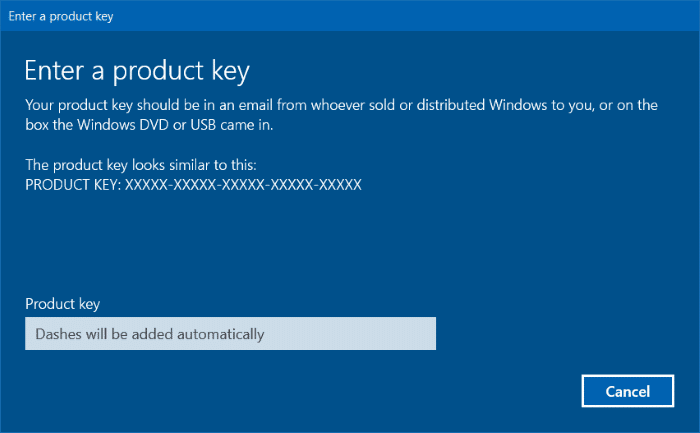 Vérifiez la version et l'édition de Windows auxquelles appartient une clé de produit