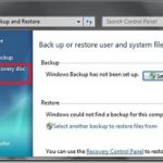 Creer un disque de reparation systeme dans Windows 7