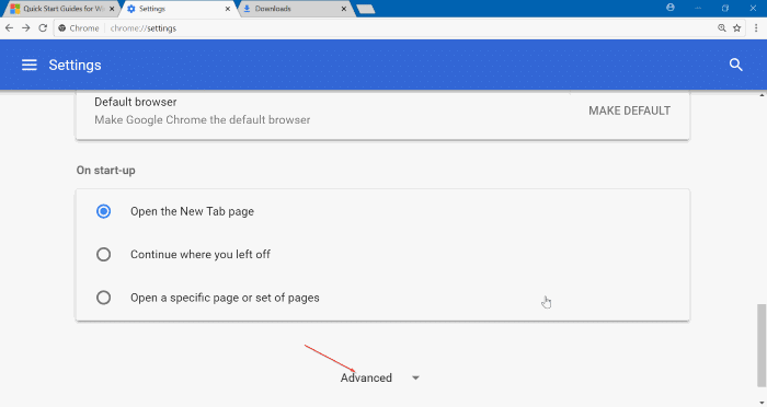 demandez à Chrome de télécharger des fichiers PDF au lieu de les ouvrir pic1