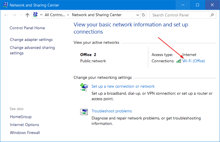 désactiver le wifi lorsque le câble Ethernet est connecté dans Windows 10 pic3