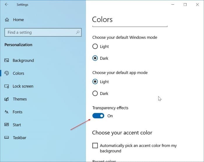 désactiver l'effet de flou sur l'écran de connexion dans Windows 10 pic01