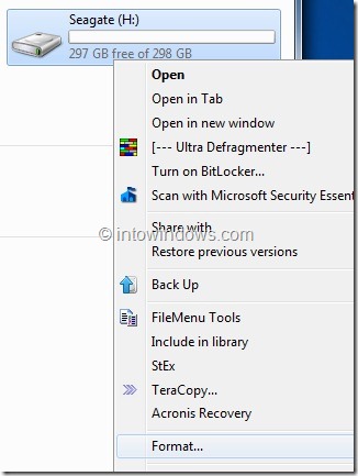 Installez Windows 8 à partir du disque dur externe Étape 1