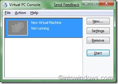 Installez Windows 7 sur Virtual PC 2007
