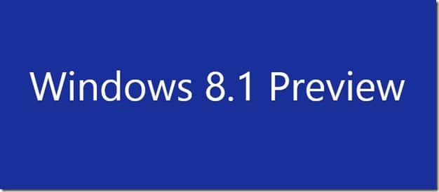 Aperçu de Windows 8.1