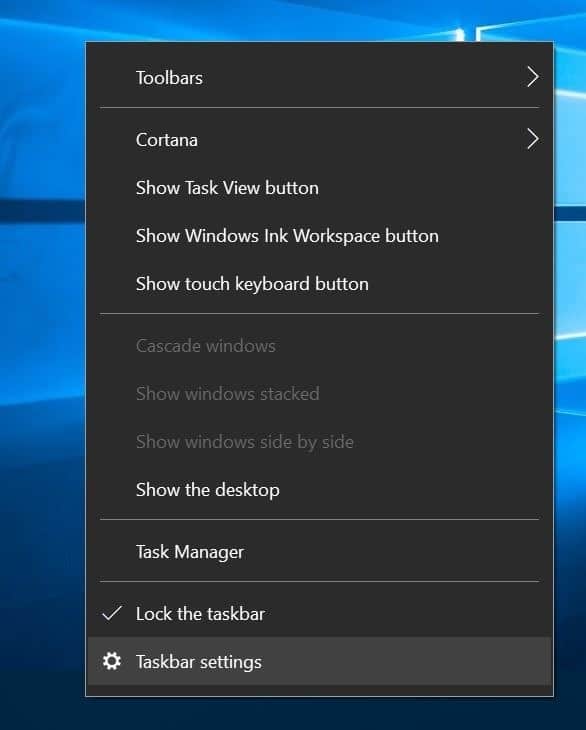 Zone d'icône de la zone de notification non masquée dans Windows 10 pic2