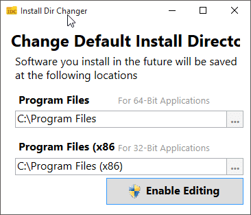 modifier l'emplacement d'installation par défaut des programmes dans Windows 10 étape 1