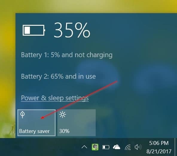 Prolongez la duree de vie de la batterie de Windows