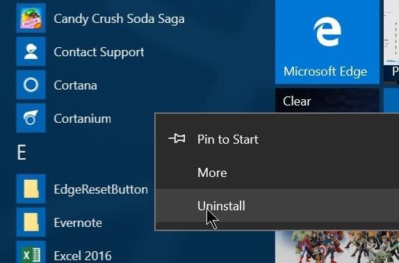 Réinstaller les jeux d'applications achetés en magasin dans Windows 10, étape 01