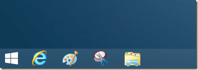 Supprimez le bouton Démarrer de l'image 1 de la barre des tâches Windows 8.1