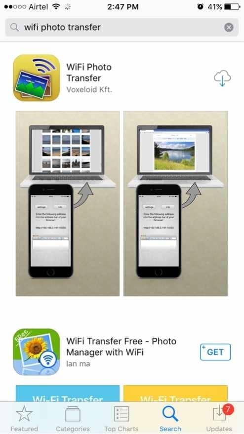 Transférer sans fil des photos de l'iPhone vers Windows 10 PC pic3