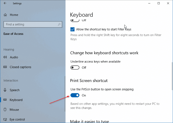trucs et astuces de croquis d'écran dans Windows 10 pic1