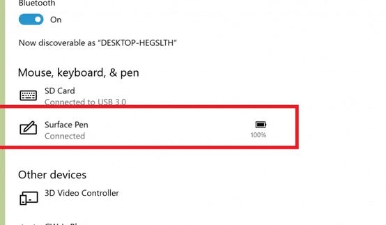 vérifier le niveau de batterie du clavier et de la souris dans Windows 10 pic1
