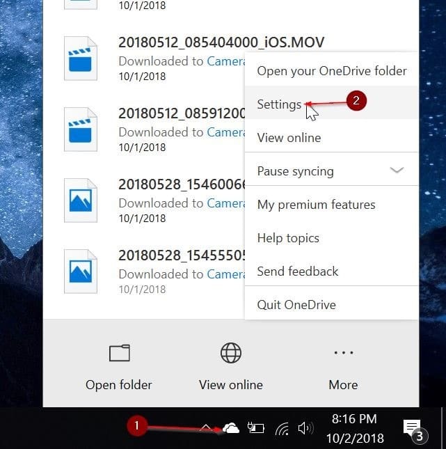 Windows 10 n'enregistre pas les captures d'écran dans le dossier Screenshot pic1