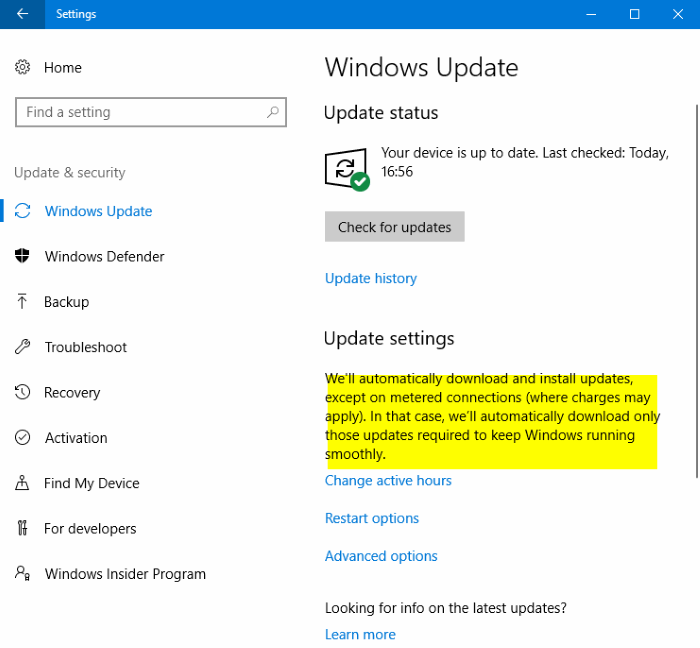 Windows 10 telecharge automatiquement les mises a jour sur les