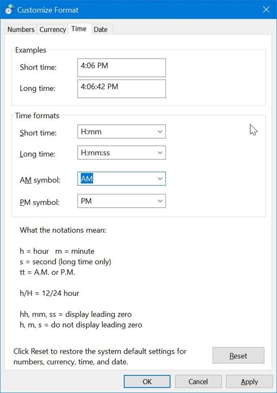change time to 24 hour format in Windows 10 pic4