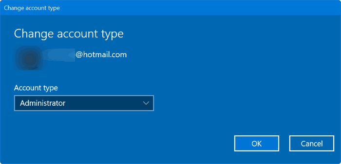 create a new administrator account in Windows 10 pic9