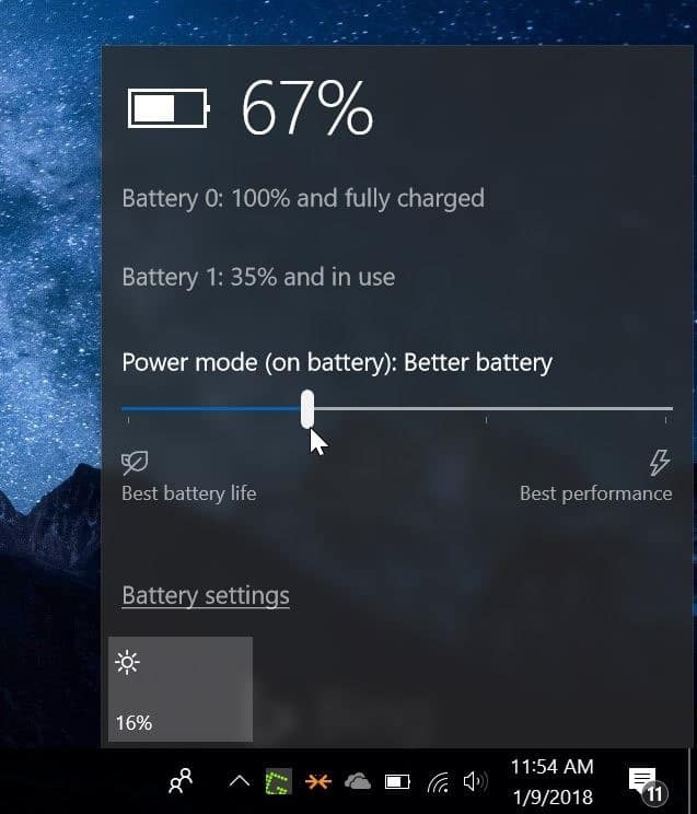 optimize Windows 10 for best battery life pic1