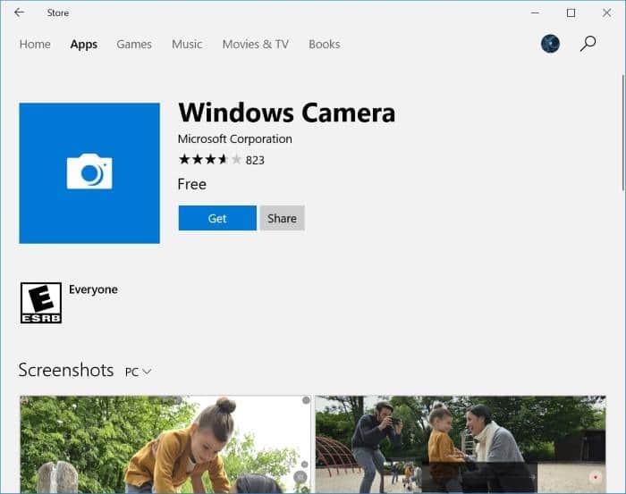 reset and reinstall Camera in Windows 10 pic9